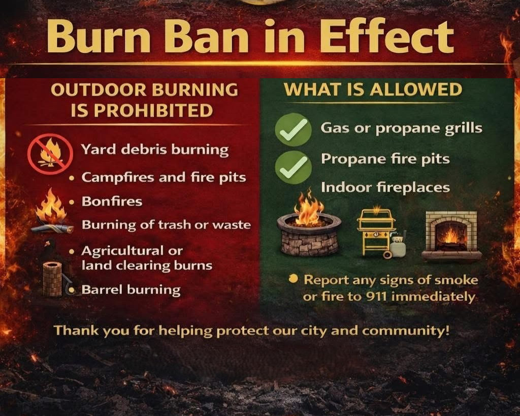 LFD - Burn Ban in Effect